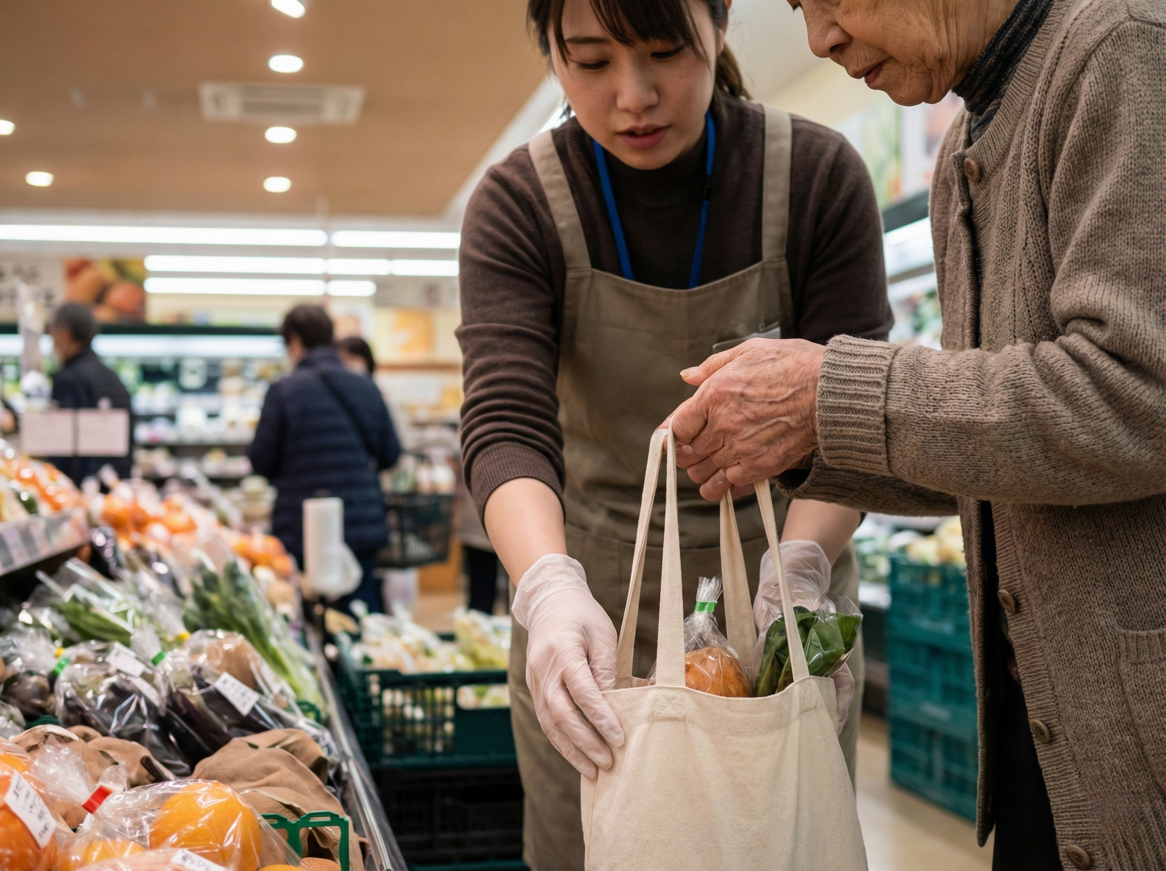 高齢者の買い物・外出代行サービス